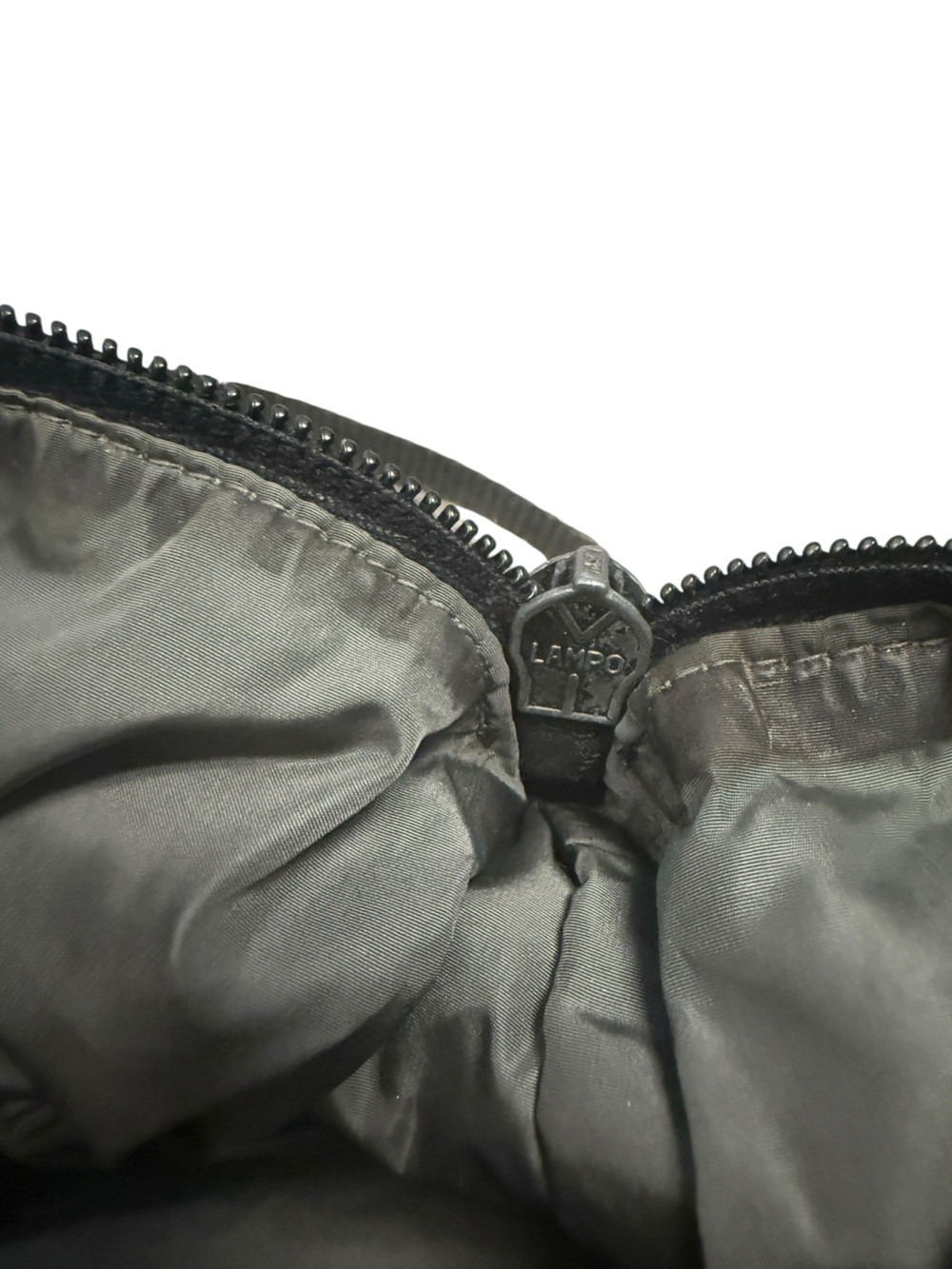 Vintage Y2K Prada Sport Logo Mini Duffel Barrel Bag Nylon Black Silver Hardware - Picture 13 of 14